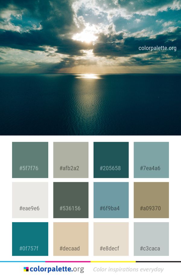Horizon Sky Sea Color Palette