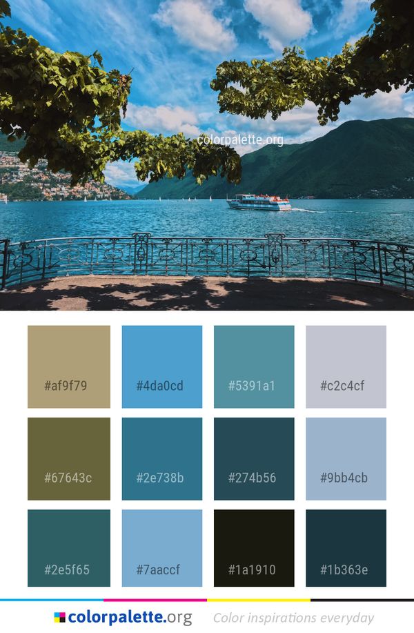 Nature Water Sky Color Palette
