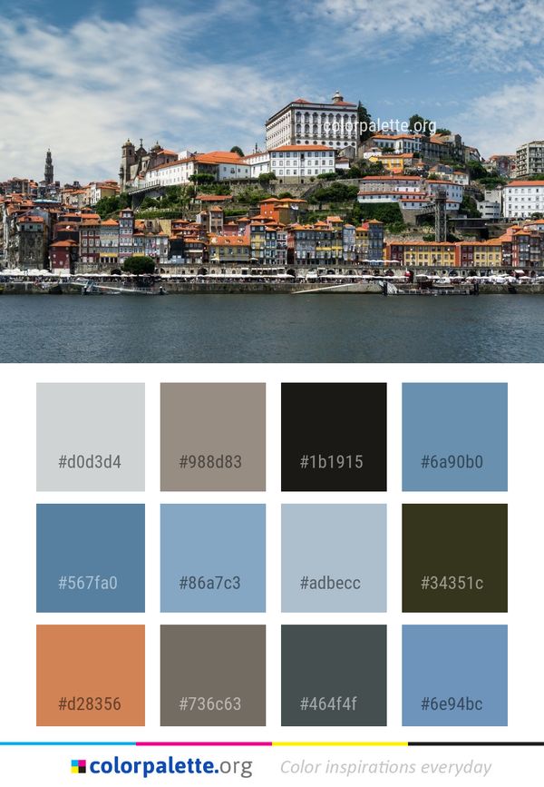 City Sky Harbor Color Palette