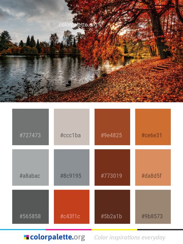 Nature Leaf Water Color Palette