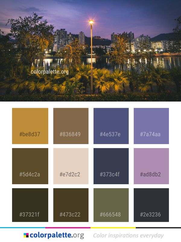 Reflection Nature Water Color Palette