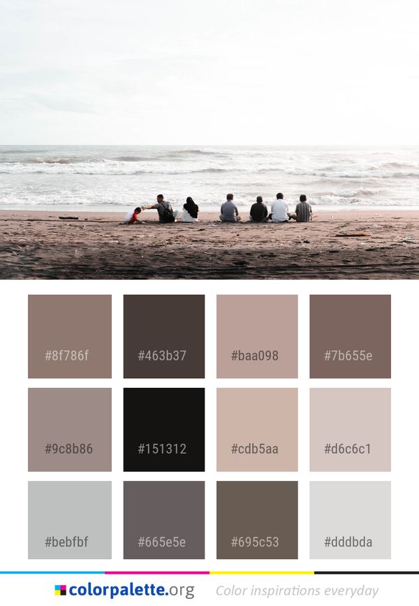 Sea Beach Body Of Water Color Palette