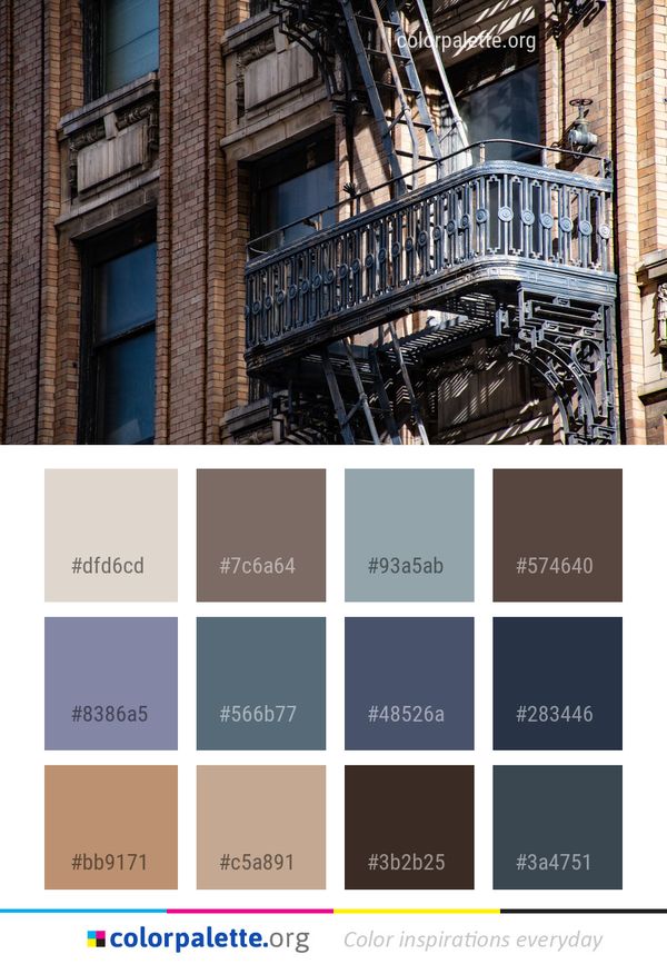Building Iron Urban Area Color Palette