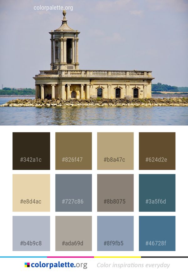 Landmark Classical Architecture Monument Color Palette