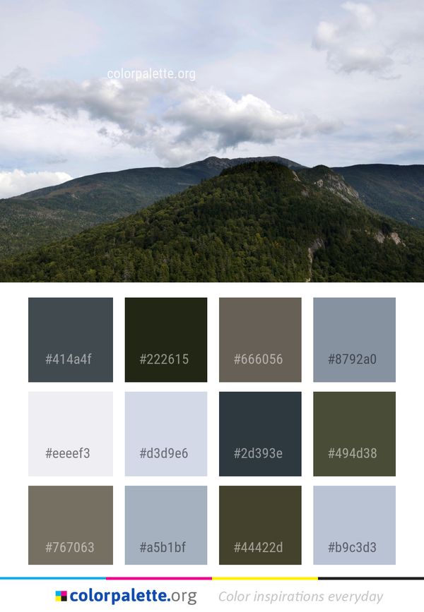 Mountainous Landforms Sky Highland Color Palette