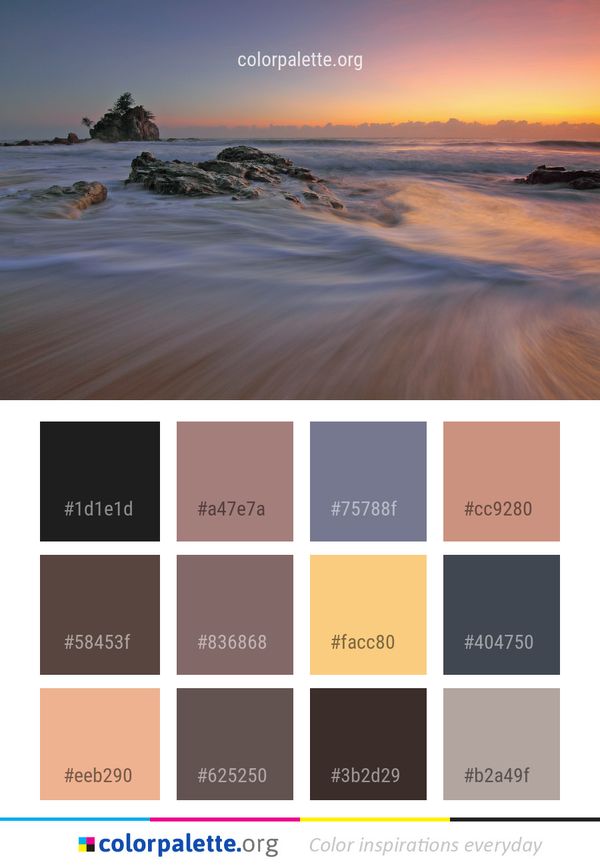 Sea Body Of Water Ocean Color Palette