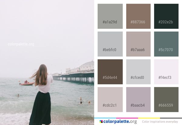 Sea Water Vacation Color Palette