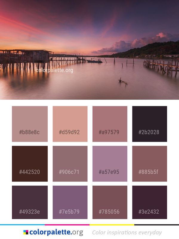 Sky Reflection Water Color Palette