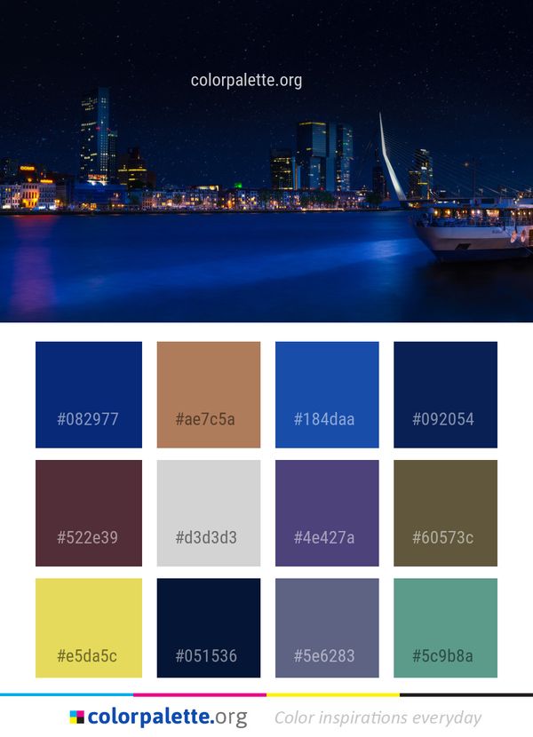 Cityscape Night City Color Palette