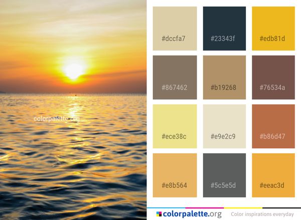 Horizon Sea Sky Color Palette