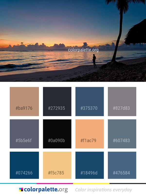 Sea Sky Beach Color Palette