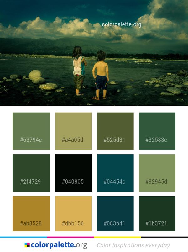 Sky Nature Water Color Palette
