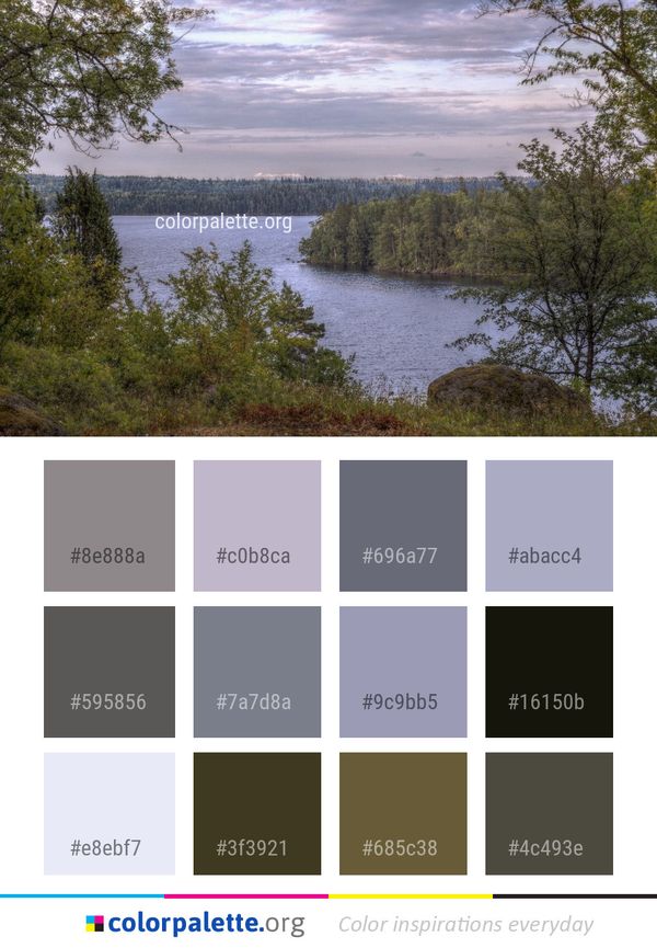 Lake Loch Nature Reserve Color Palette