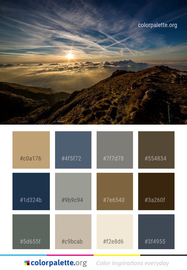 Sky Atmosphere Horizon Color Palette