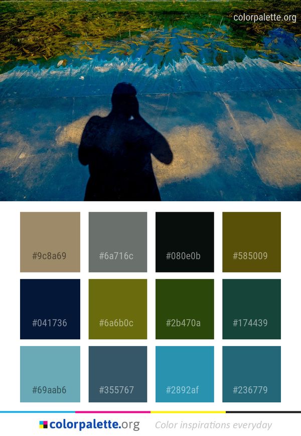 Water Blue Nature Color Palette
