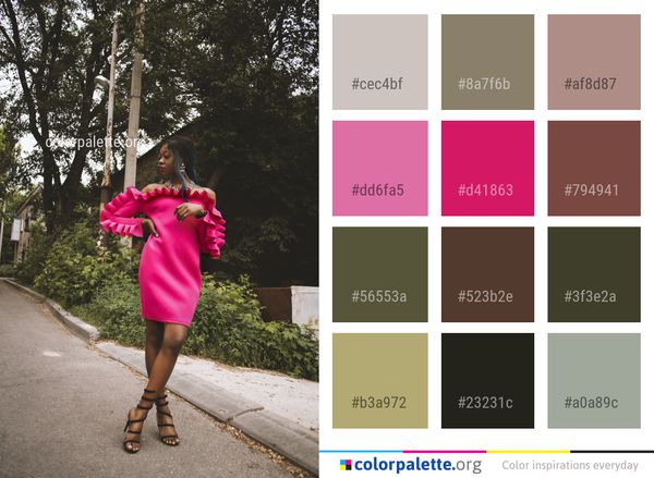Red Pink Lady Color Palette