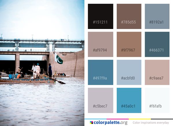 Sea Body Of Water Color Palette