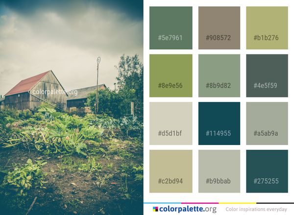 Sky Green Nature Color Palette