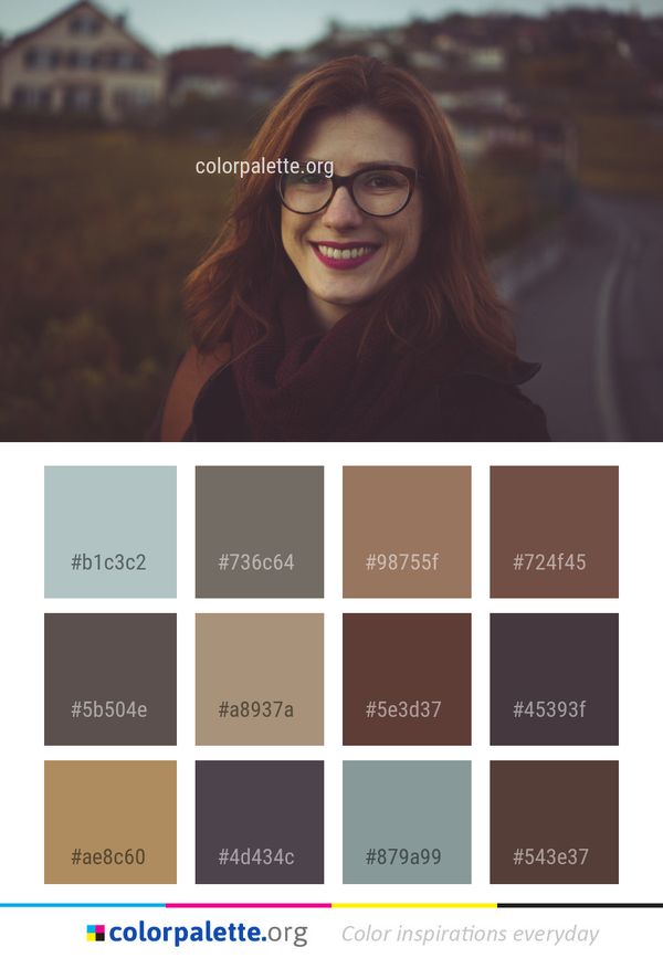 Glasses Eyewear Hair Color Palette