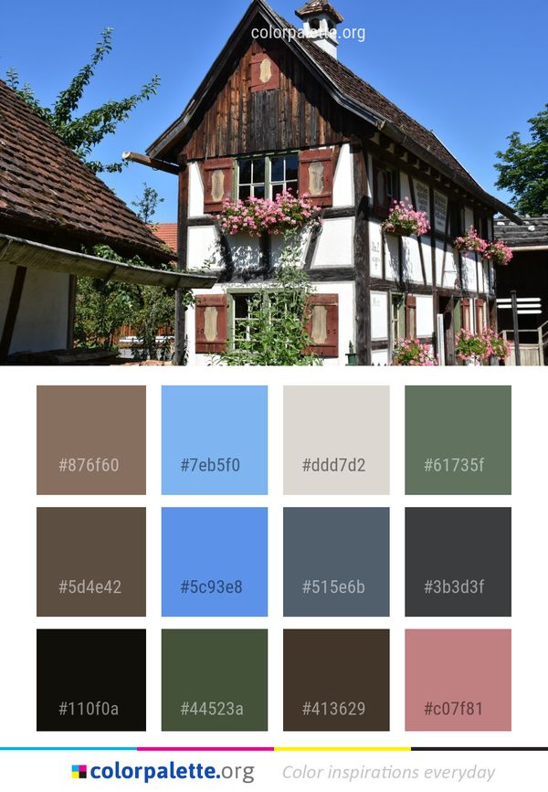 House Home Cottage Color Palette