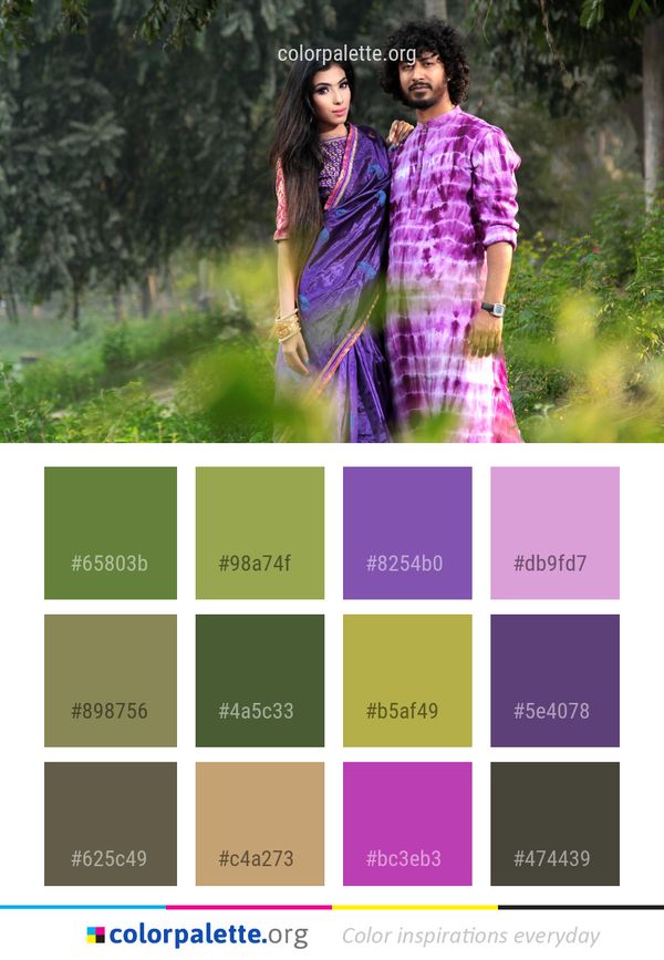 Photograph Nature Purple Color Palette
