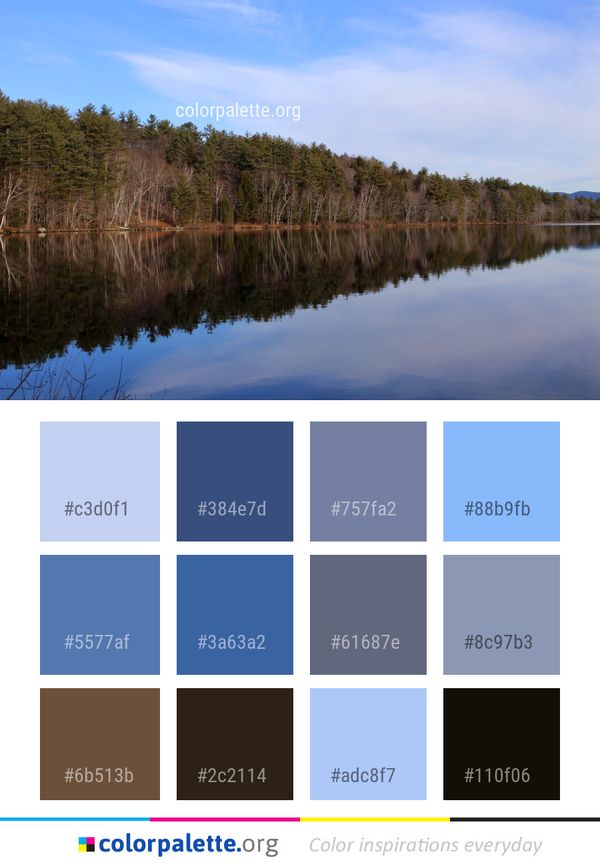 Reflection Water Nature Color Palette