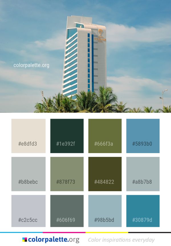 Sky Building Condominium Color Palette
