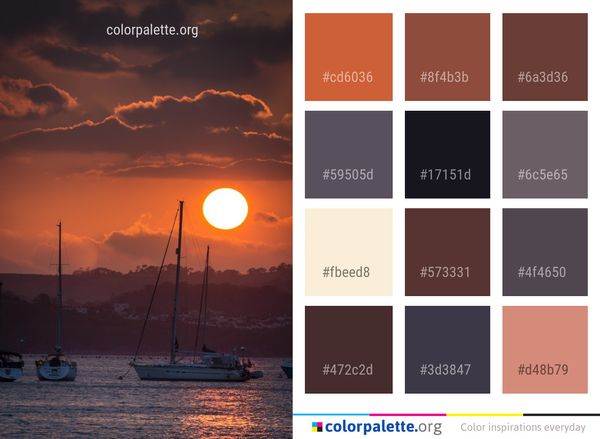 Sky Sunset Calm Color Palette