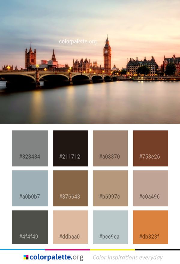 Cityscape Landmark City Color Palette