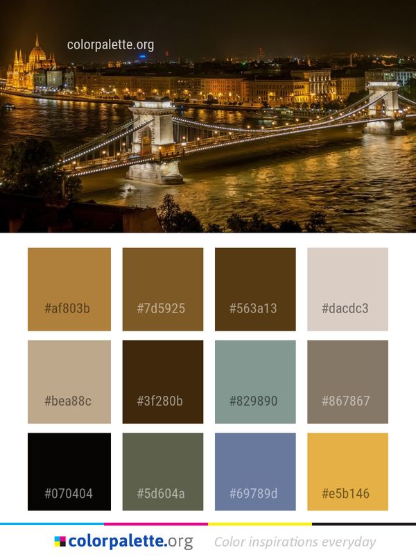 Cityscape Night City Color Palette