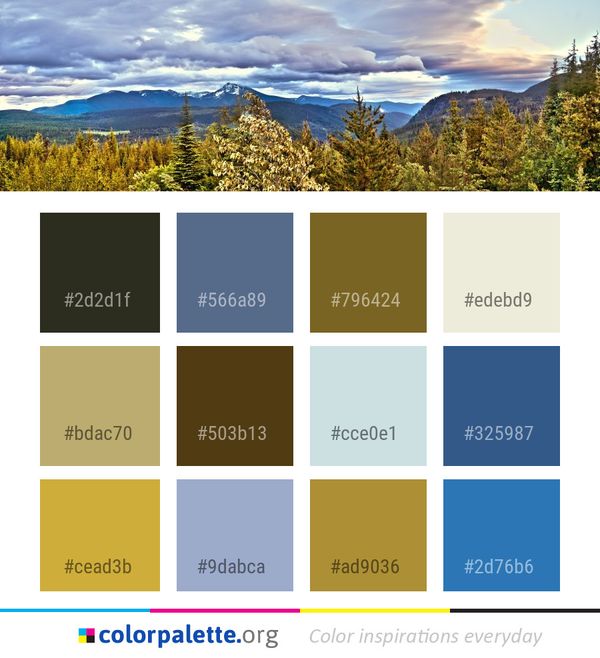 Nature Wilderness Sky Color Palette