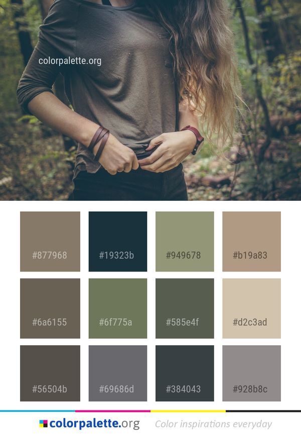 Photograph Girl Beauty Color Palette