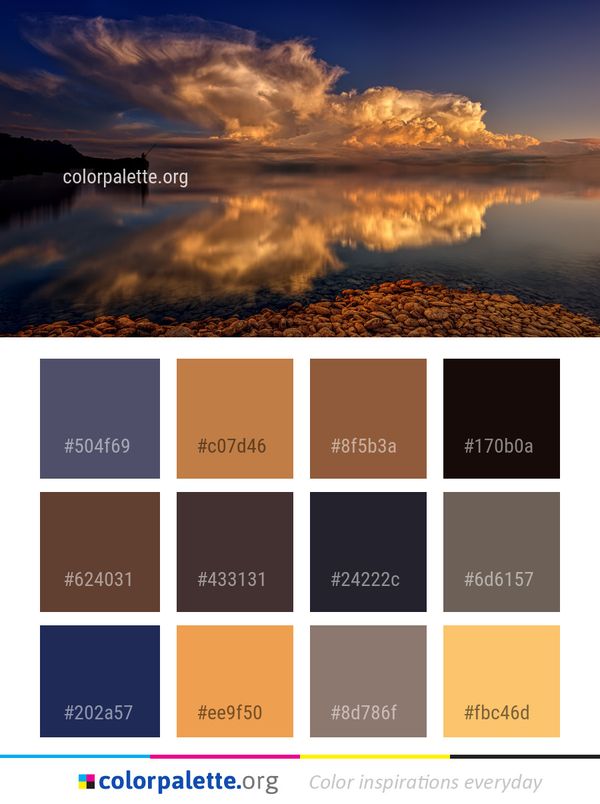 Reflection Sky Nature Color Palette