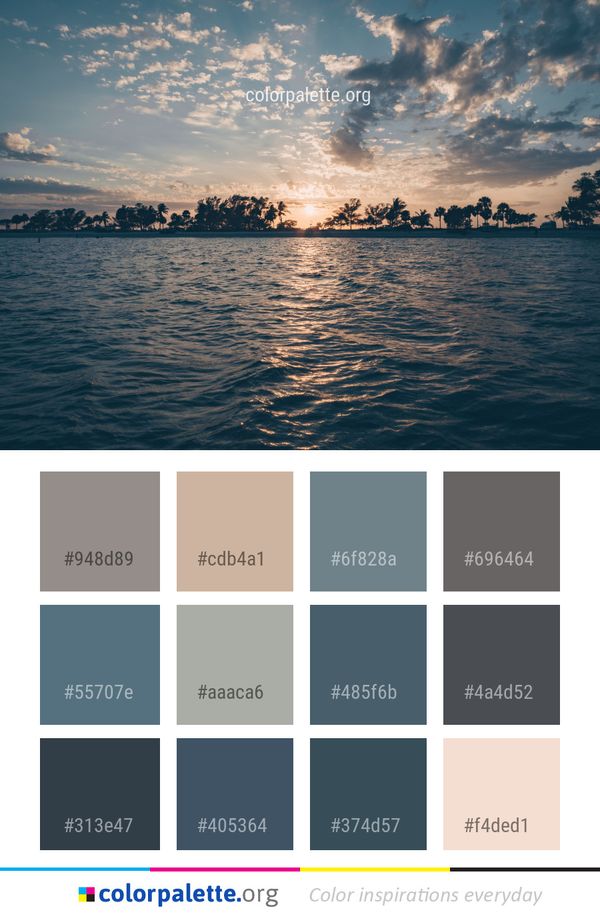Sea Sky Horizon Color Palette