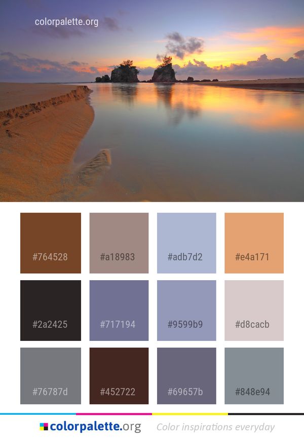 Sky Sea Horizon Color Palette