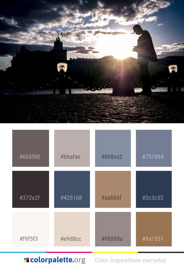 Sky Water Cloud Color Palette