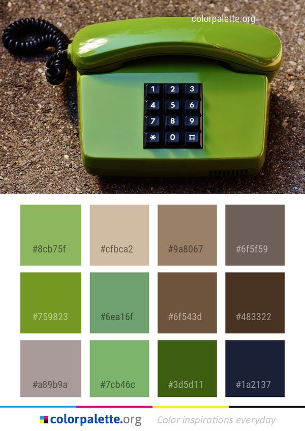Green Yellow Product Color Palette