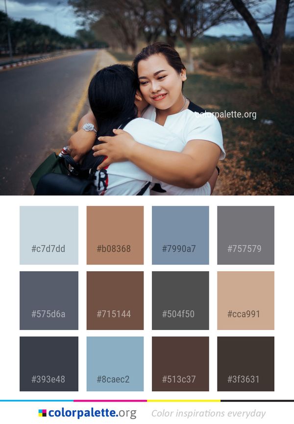 People Photograph Facial Expression Color Palette