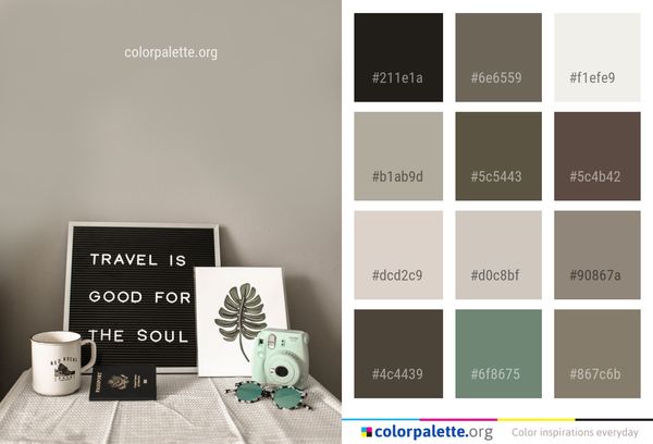 Product Cup Font Color Palette
