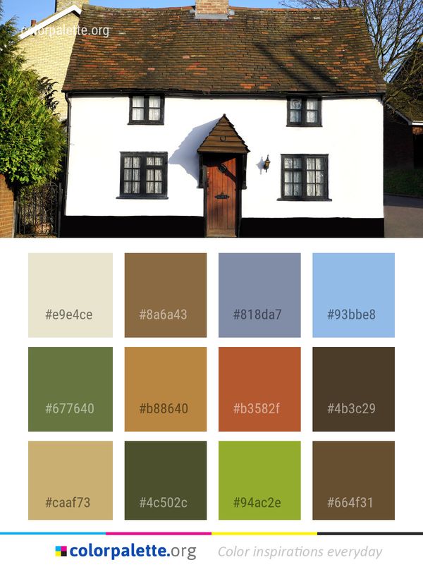 Property House Roof Color Palette