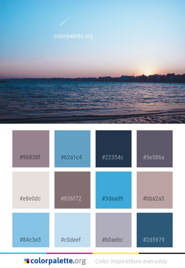 Sea Sky Horizon Color Palette
