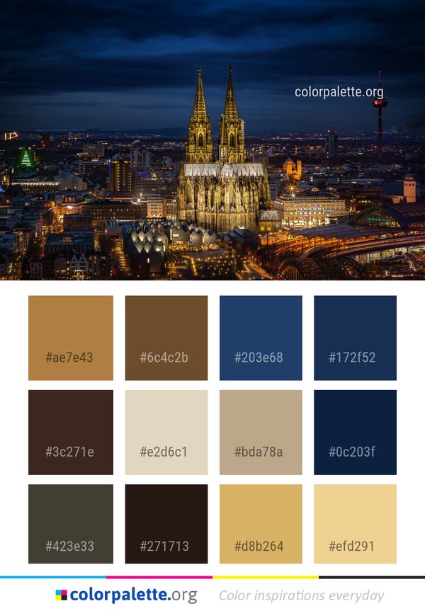Cityscape Metropolitan Area City Color Palette