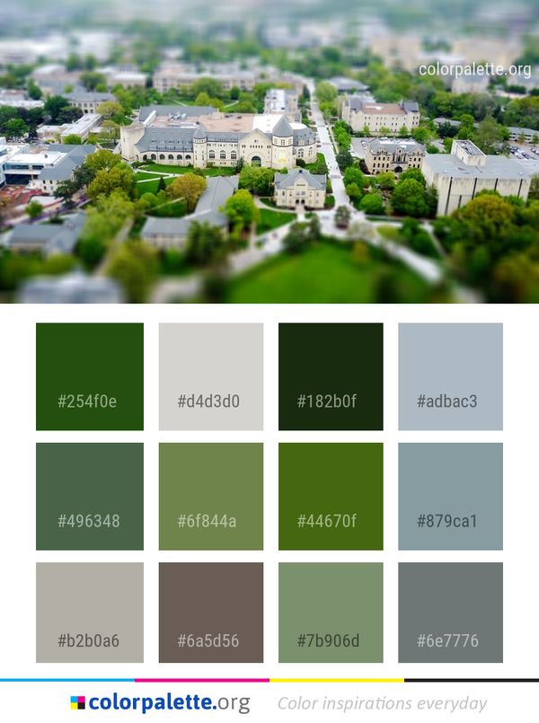 Landmark Urban Area City Color Palette