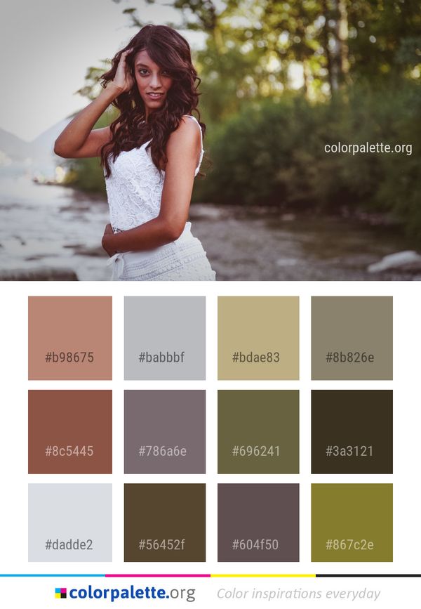 Photograph Beauty Girl Color Palette