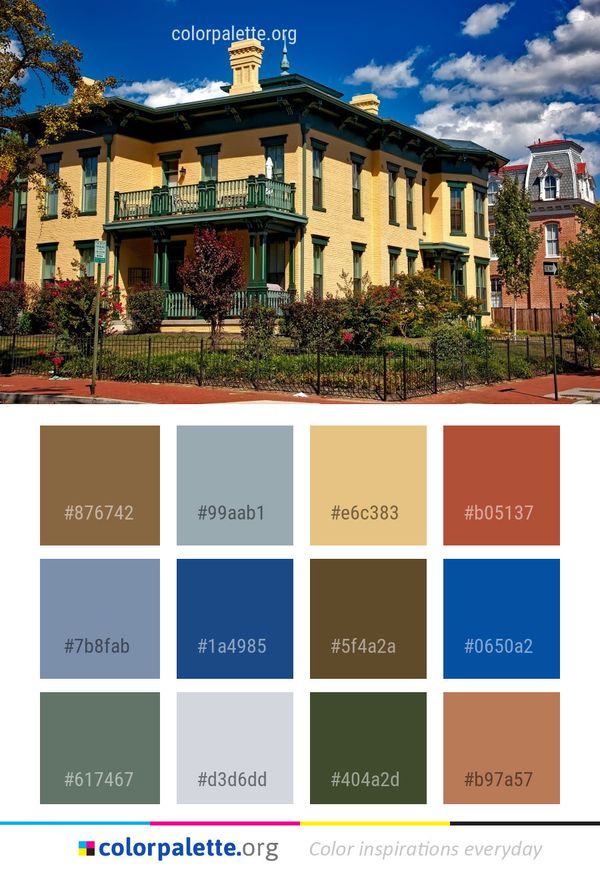 Property Neighbourhood Mansion Color Palette