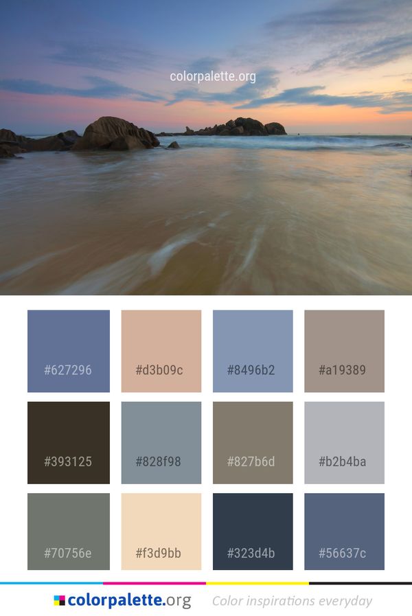 Sea Sky Body Of Water Color Palette