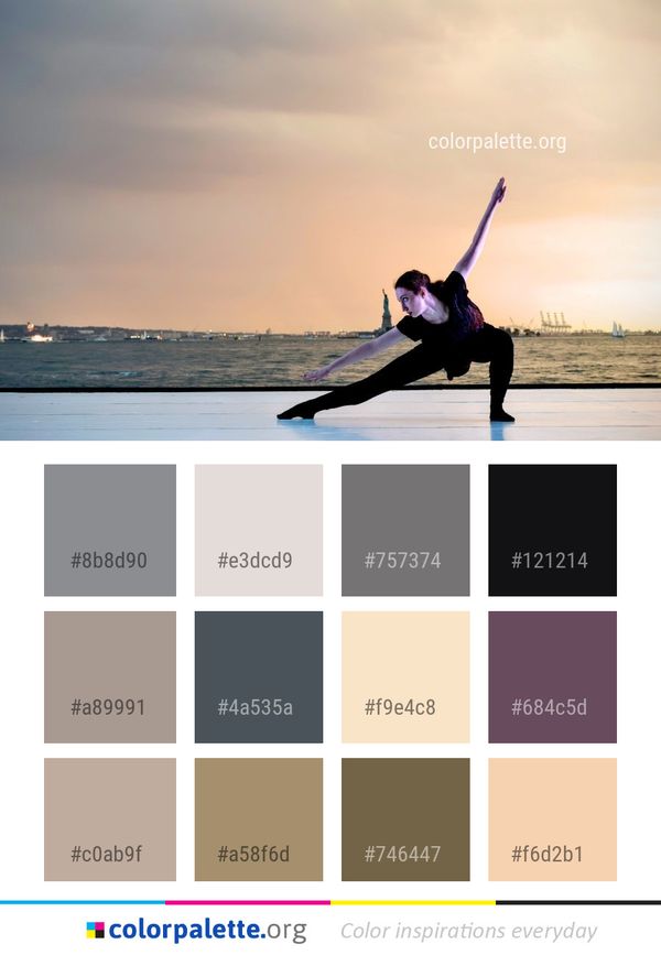 Sky Sea Water Color Palette