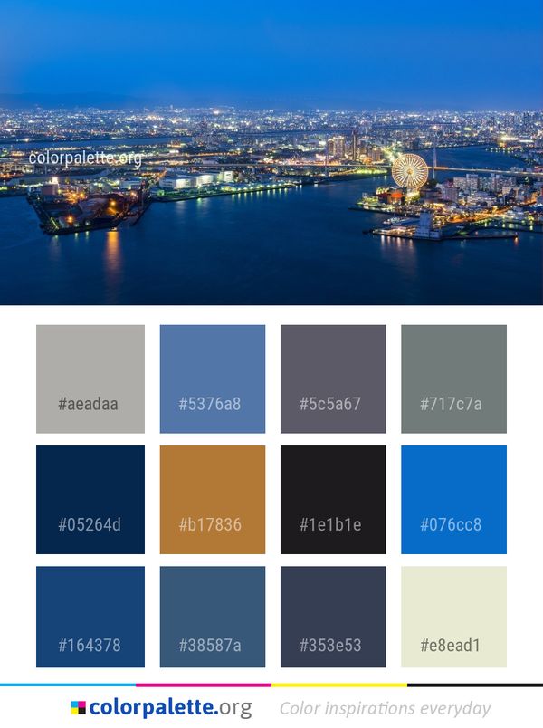 Cityscape City Metropolitan Area Color Palette