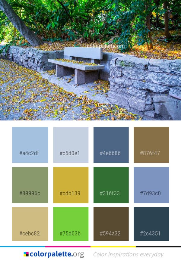 Nature Leaf Flora Color Palette