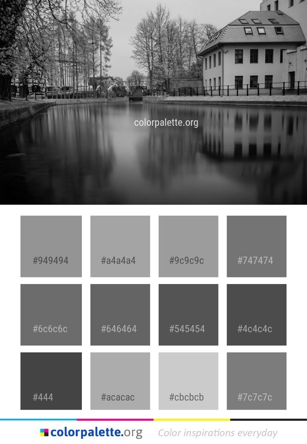 Reflection Water Waterway Color Palette